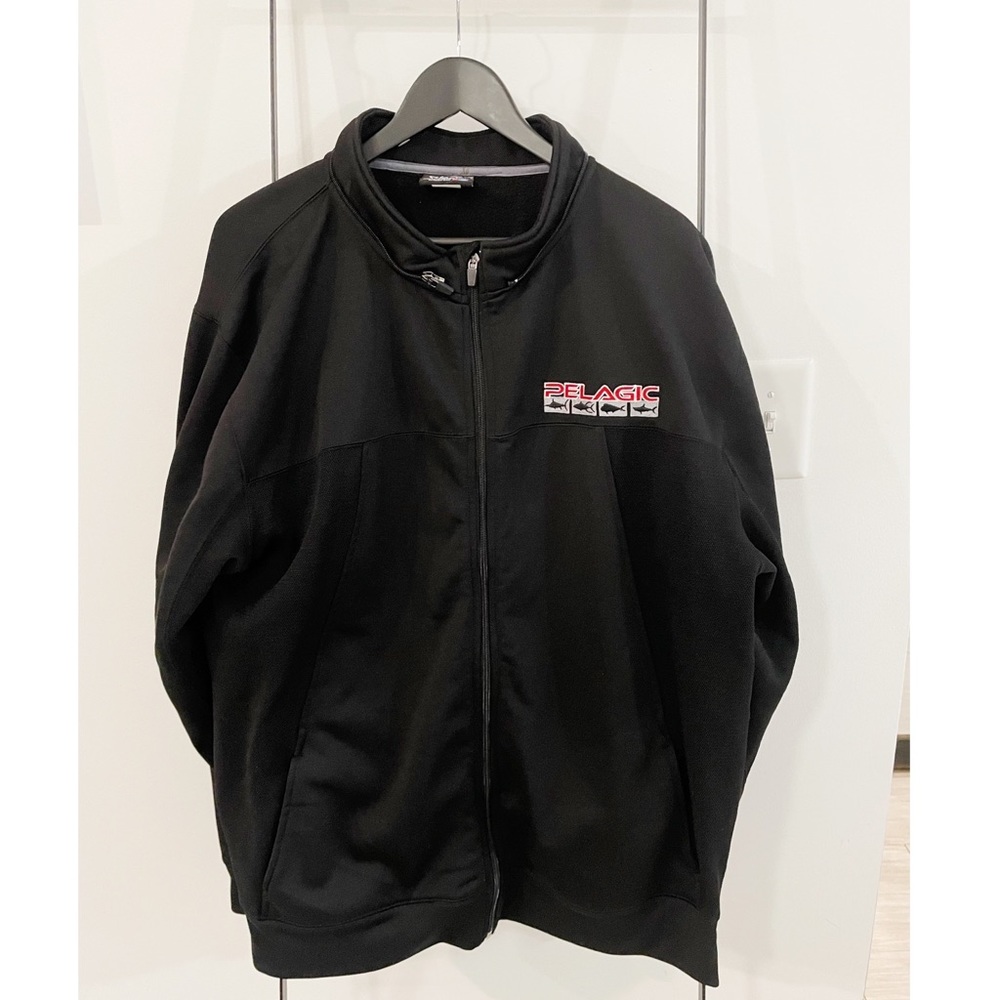 Mens Pelagic Jacket Full Zip Black 2XL